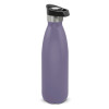 Mauve Push Button Powder Coated Vacuum Bottles